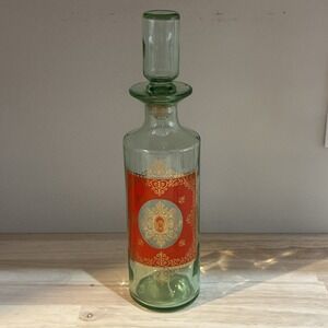 Vintage‎ 'Old Fitzgerald' Venetian Kentucky Bourbon Whiskey  Bottle Decanter